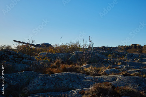 Artillery battery Landsort is one of the six ERSTA-batteries, which were some of the most important defence systems during the Cold War. photo