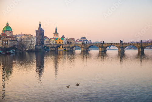 Prague, Czech Republic - Match 25th 2018: Charles Bridge © icephotography