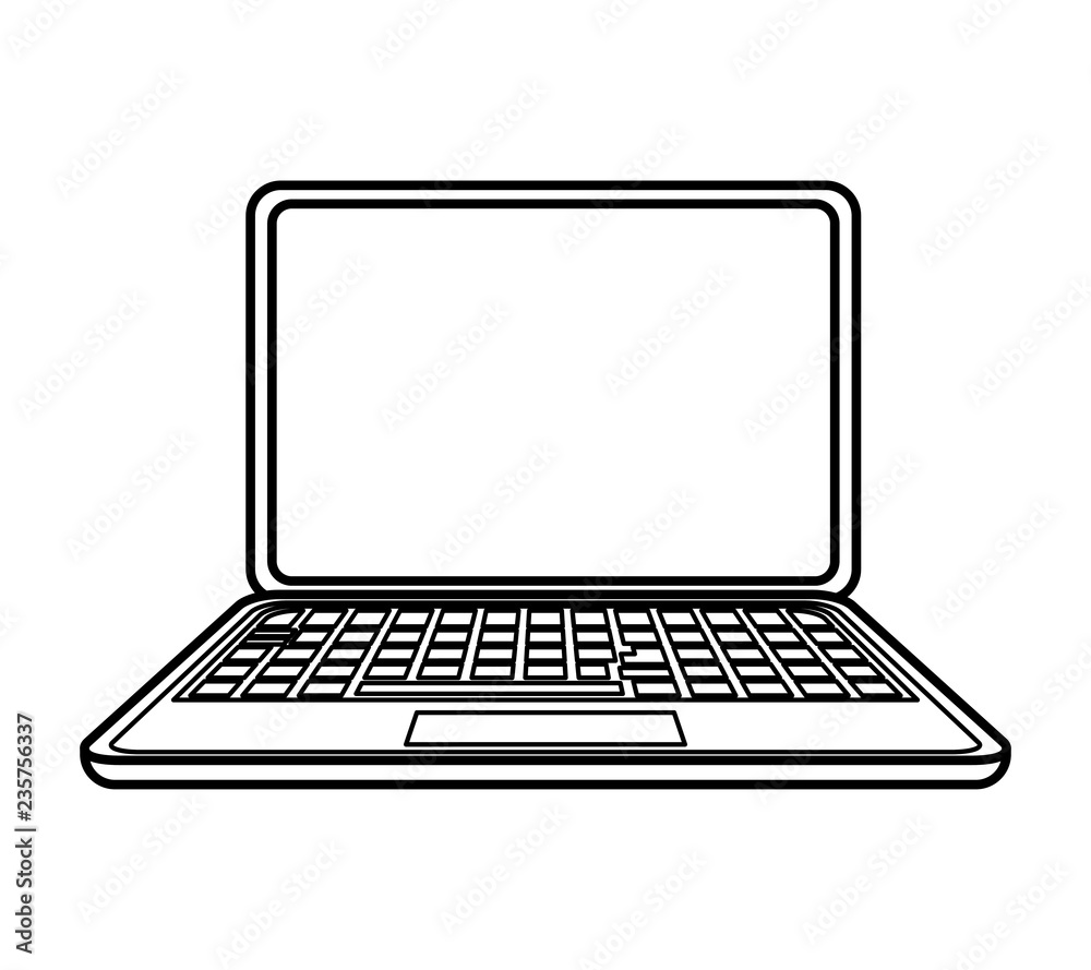 laptop computer isolated icon laptop computer isolated icon
