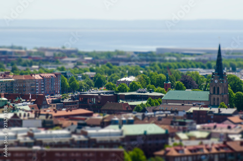 Halmstad city in summer