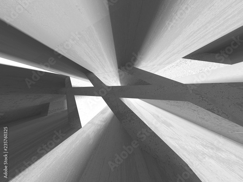 Abstract geometric concrete architecture background