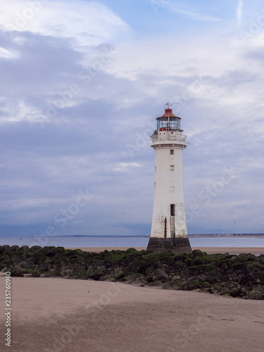 Perch Rock Lighthouse  New Brighton  Wirral  UK