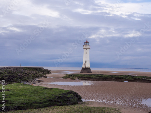 Perch Rock Lighthouse, New Brighton, Wirral, UK