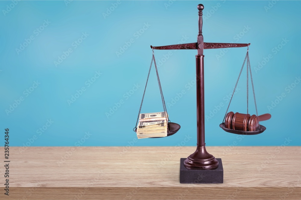 Justice Scales and books and wooden gavel on table. Justice Justice Scales and books and wooden gavel on table. Justice