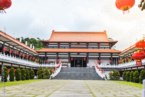 Schilderij op canvas chinese temple zu lai in sao paulo