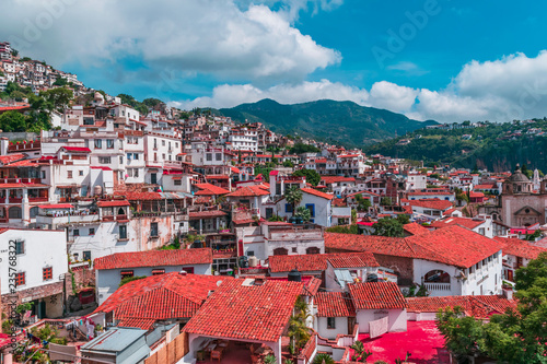 Panoramic view of Taxco, Mexico