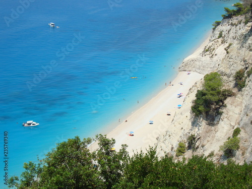 Holidays in Greece, Egremni beach in Lefkada
