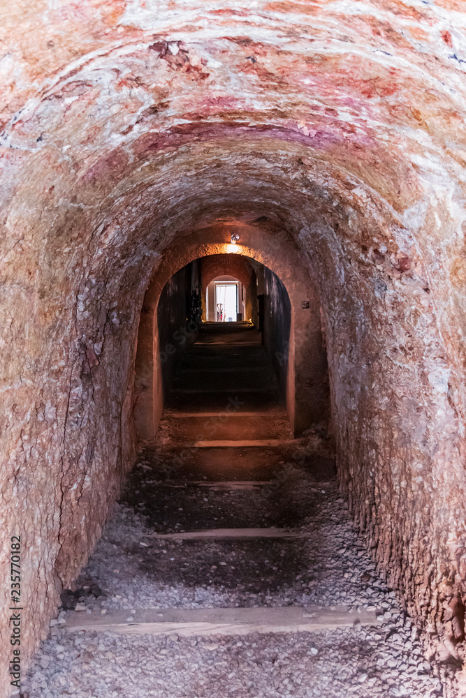Tunnel inside a mine