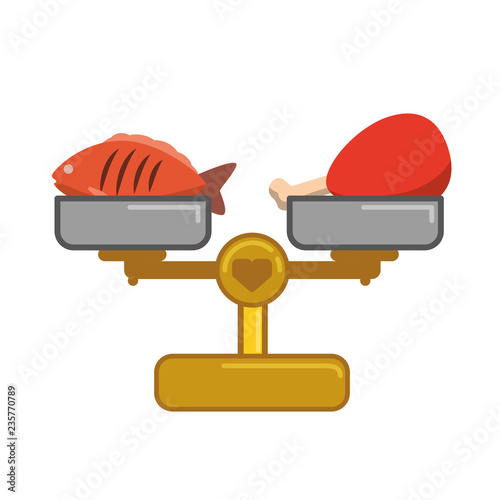 balance with nutritive food