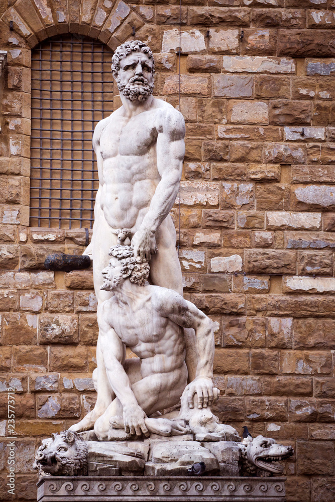 Naklejka premium Statue in Florence, Italy