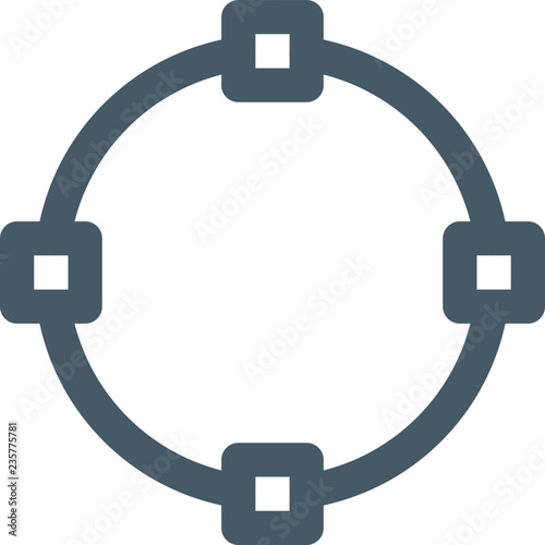 Circular selection tool