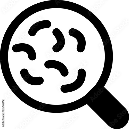Magnify microorganism germs