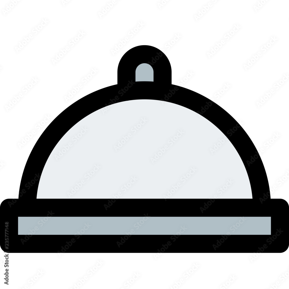 Cloche serve fresh food