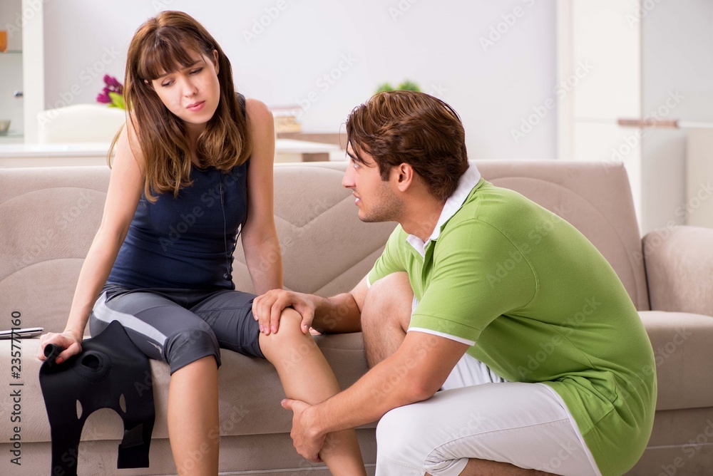 Concept of knee sports injury