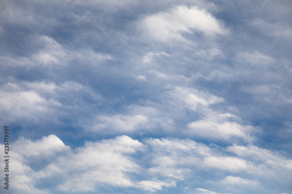 Fototapeta premium blue sky with white clouds