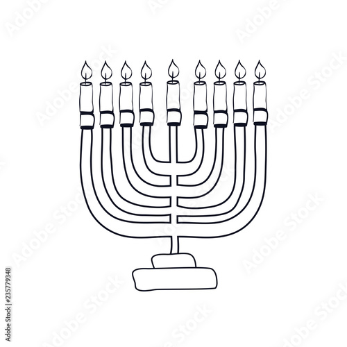 old candlestick with candles