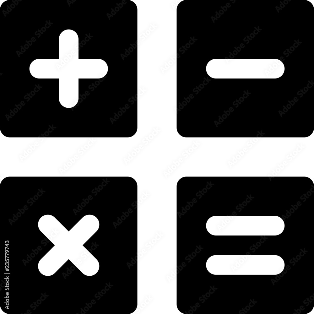 Obraz premium Types of calculations