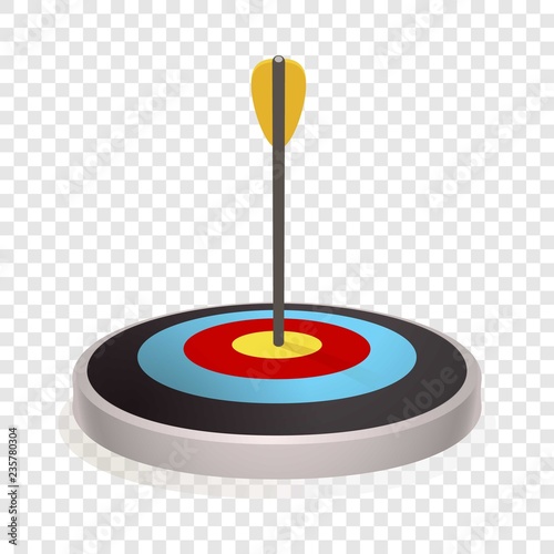New target icon. Cartoon of new target vector icon for web design  