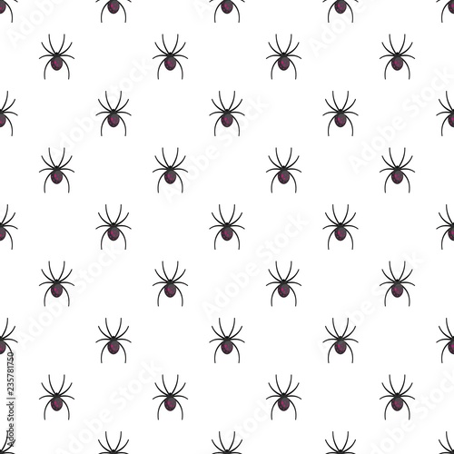 Spider pattern seamless vector repeat for any web design © anatolir