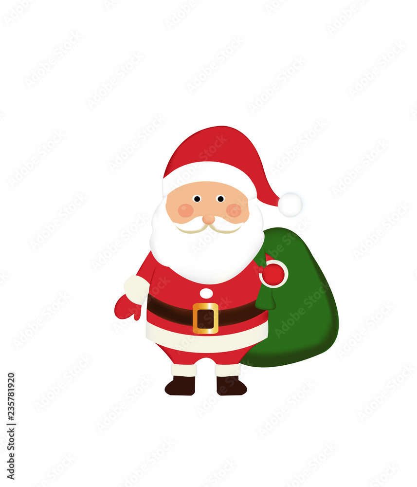 Santa Claus with gift bag on Christmas tree background.Santa Claus Christmas. Santa Claus with gift bag. Christmas festival Gimmick gift . symbol of the beloved childhood. Santa Claus. Santa Claus with gift bag on Christmas tree background.Santa Claus Christmas. Santa Claus with gift bag. Christmas festival Gimmick gift . symbol of the beloved childhood. Santa Claus.