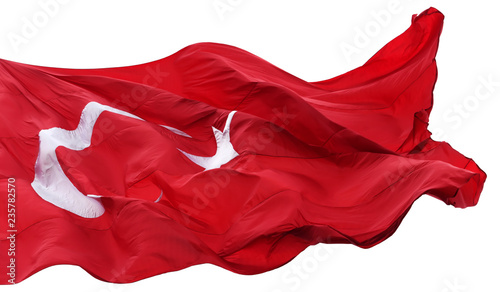 Waving flag of Turkey