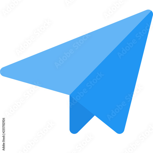 Flying paper plane