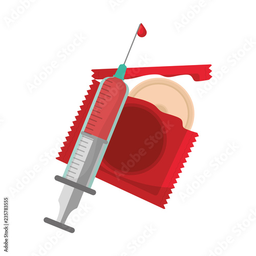condom protection with syringe
