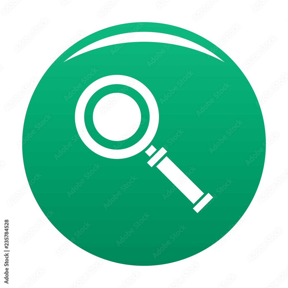 Cursor magnifier icon. Simple illustration of cursor magnifier vector icon for any design green Cursor magnifier icon. Simple illustration of cursor magnifier vector icon for any design green
