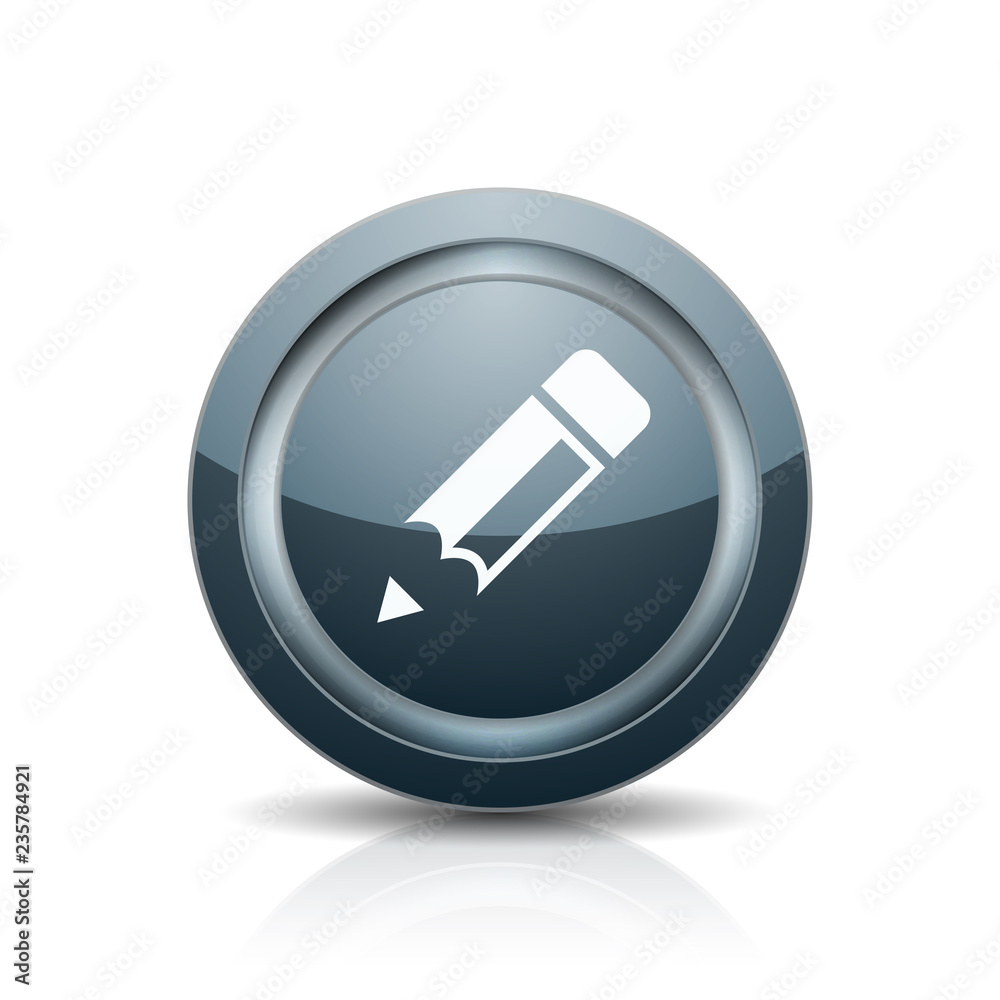 Pen Sign button illustration Pen Sign button illustration