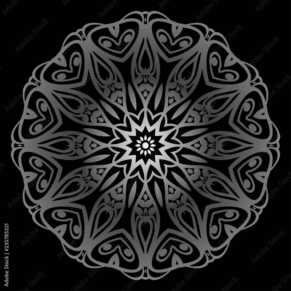 Vector with Mandala pattern. Repeating sample figure and line. Modern Decorative floral color mandala. Vector with Mandala pattern. Repeating sample figure and line. Modern Decorative floral color mandala.