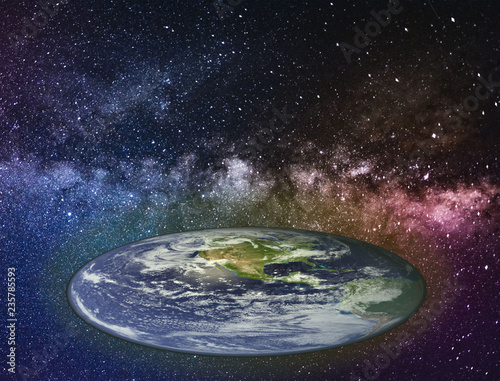 Fototapeta Naklejka Na Ścianę i Meble -  La Tierra es plana