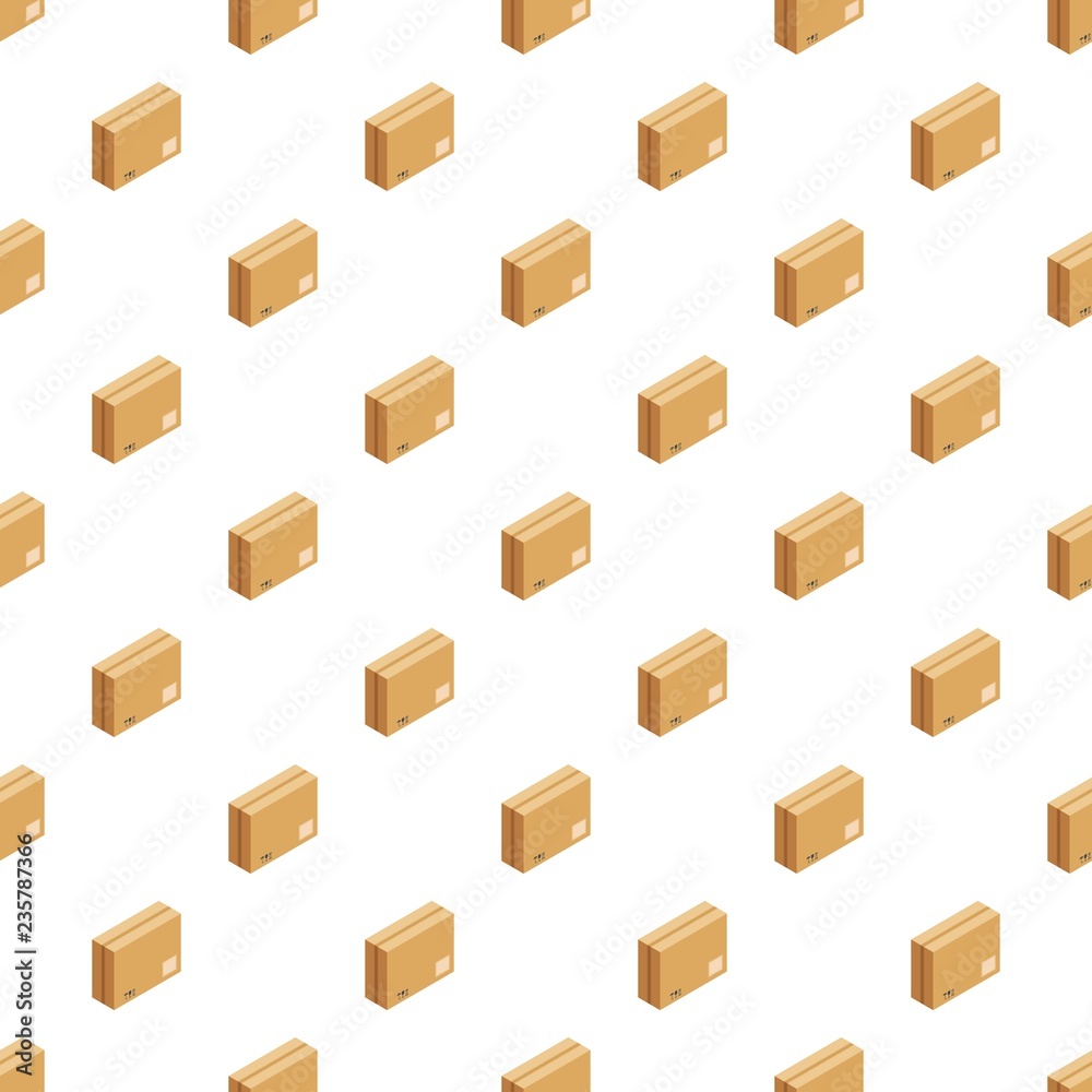 Sealed box pattern seamless vector repeat for any web design Sealed box pattern seamless vector repeat for any web design