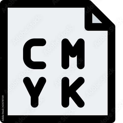 CMYK processed file