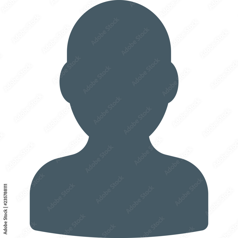Anonymous male profile