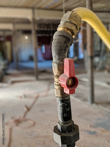 pipe and valve