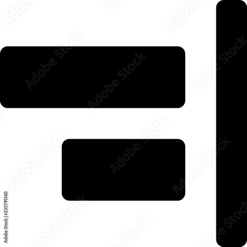 Right text alignment