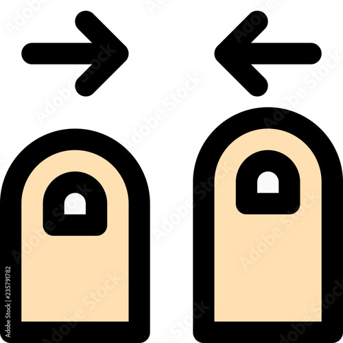 Zoom out gesture