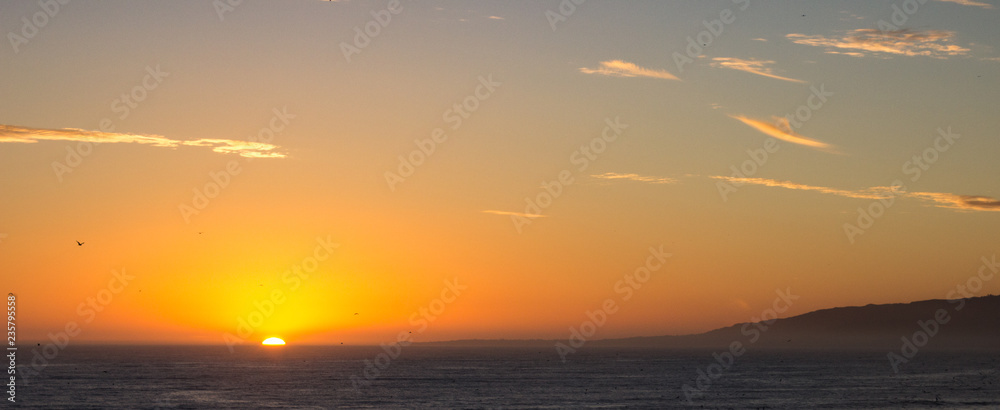 Obraz premium Sunset Santa Monica
