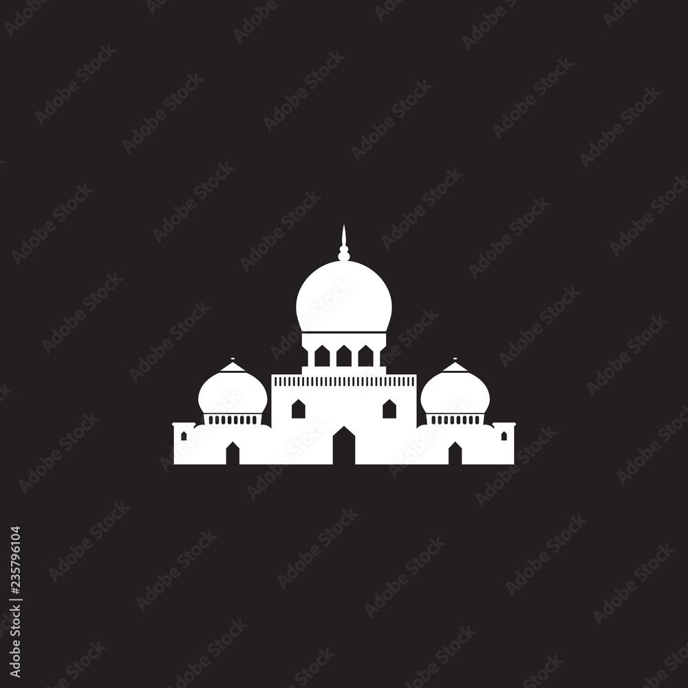 Historical building icon. Simple element illustration. Historical building symbol design template. Can be used for web and mobile