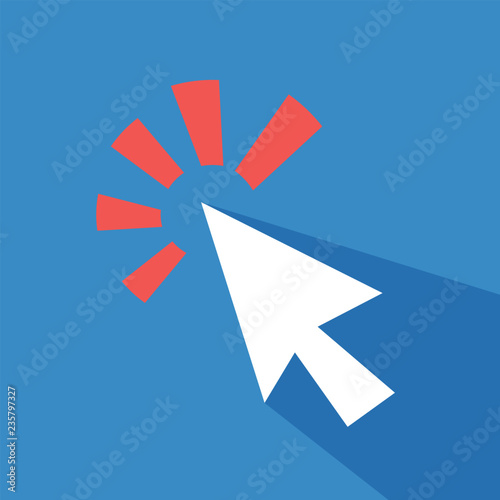 Press the button on the computer interface