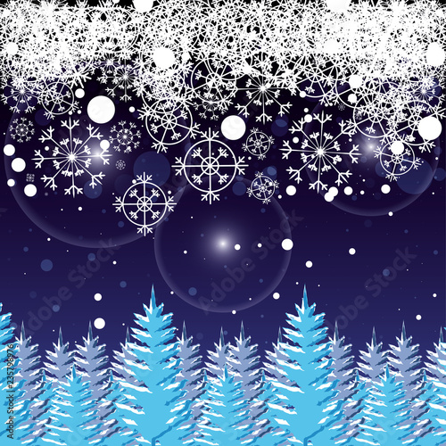 winter landscape scene christmas
