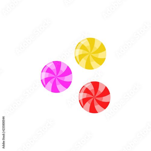 Round candy lozenges icon. Element of sweet icon for mobile concept and web apps. Detailed Round candy lozenges icon can be used for web and mobile