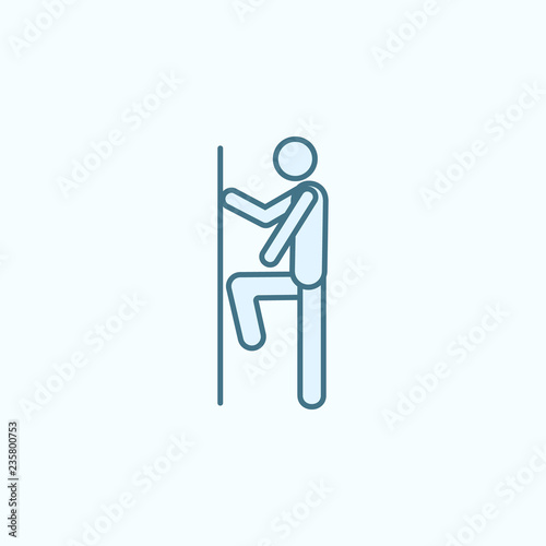 knee exercise field outline icon. Element of medicine physiotherapy of legs icon. Thin line icon for website design and development, app development. Premium icon