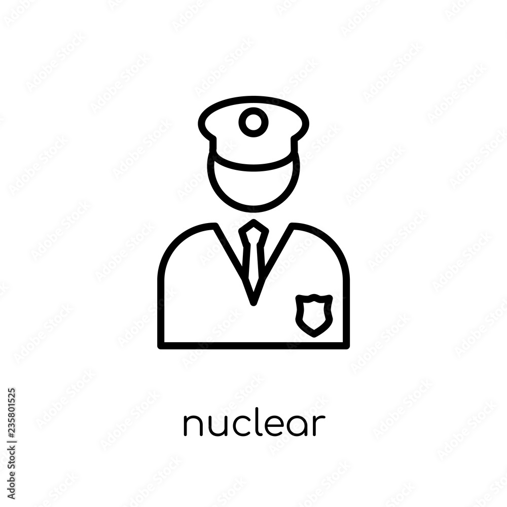 Nuclear icon from Army collection.