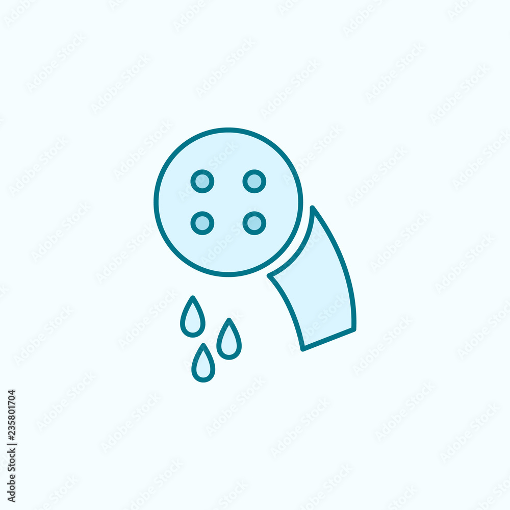 shower field outline icon. Element of drip watering icon. Thin line icon for website design and development, app development. Premium icon shower field outline icon. Element of drip watering icon. Thin line icon for website design and development, app development. Premium icon