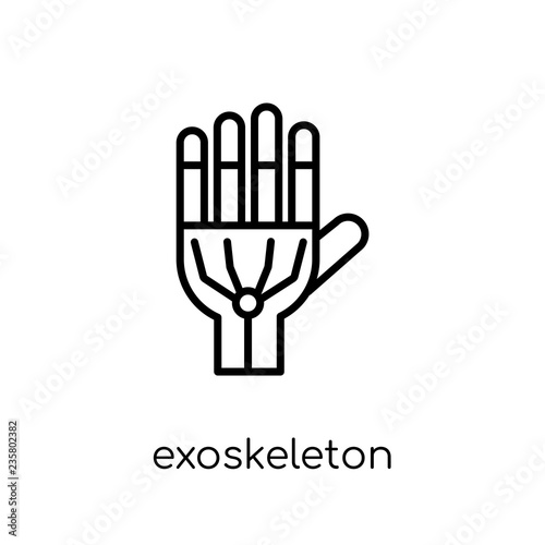 Exoskeleton icon. Trendy modern flat linear vector Exoskeleton i