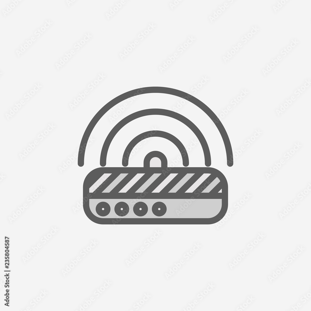 modem field outline icon. Element of 2 color simple icon. Thin line icon for website design and development, app development. Premium icon modem field outline icon. Element of 2 color simple icon. Thin line icon for website design and development, app development. Premium icon