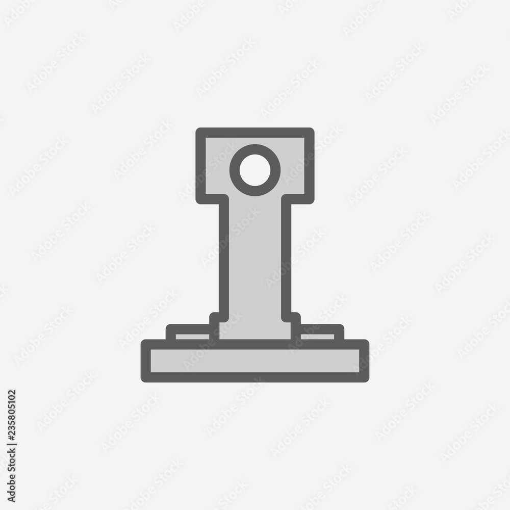 mini lighthouse field outline icon. Element of 2 color simple icon. Thin line icon for website design and development, app development. Premium icon mini lighthouse field outline icon. Element of 2 color simple icon. Thin line icon for website design and development, app development. Premium icon
