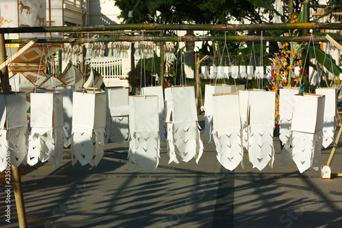 Lanna lantern in Loy Krathong festival