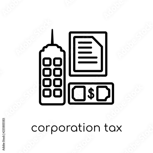 Corporation tax icon from Corporation tax collection.
